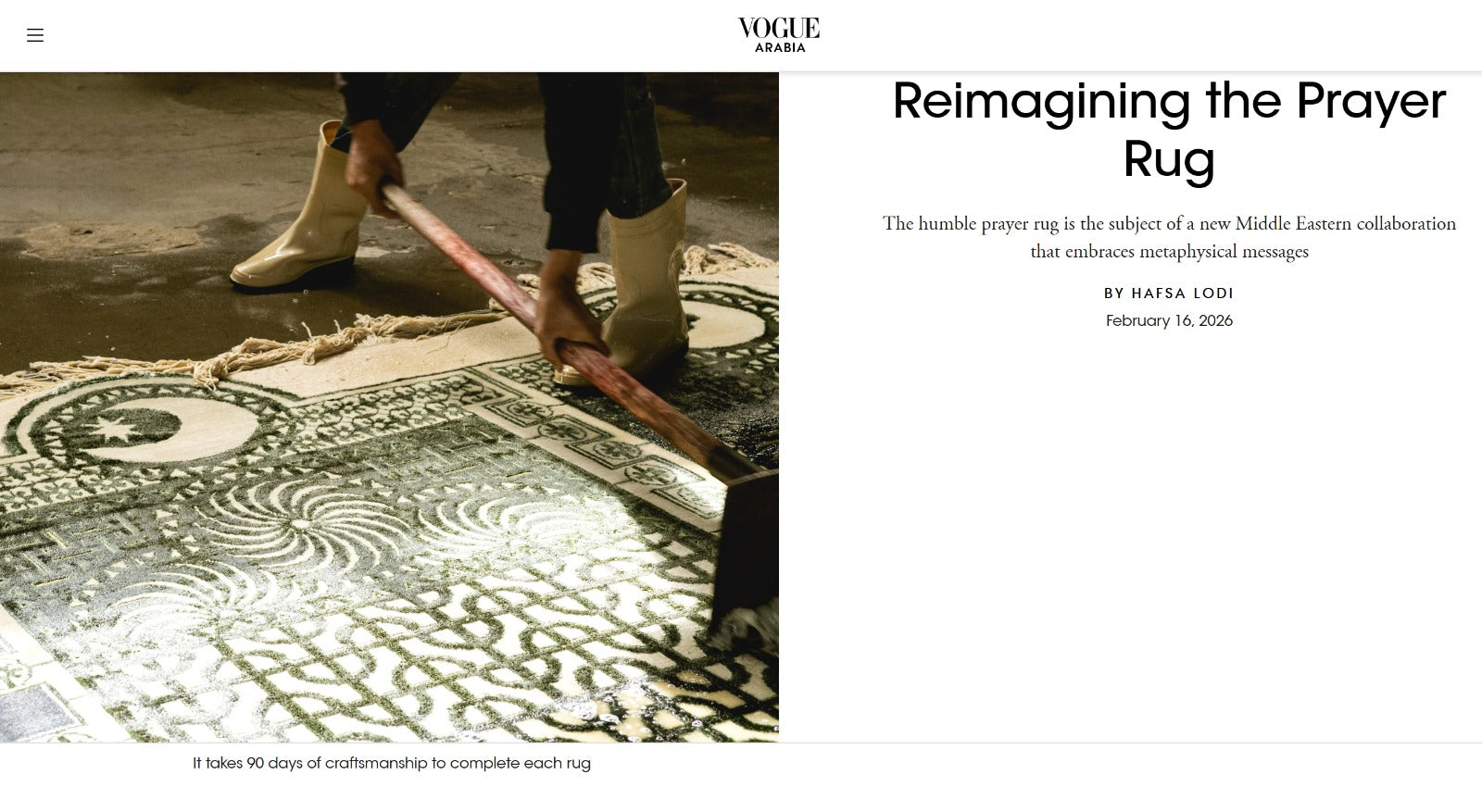 The Divine Connection: Reimagining the Prayer Rug